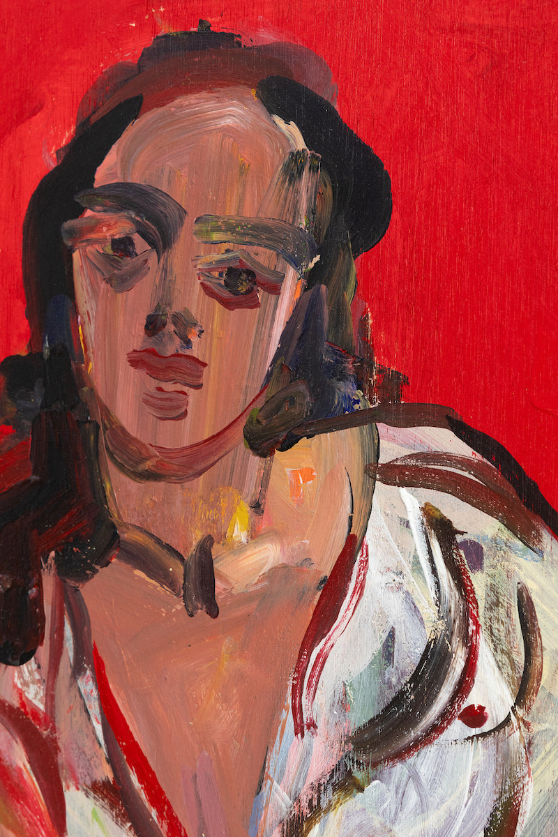 RED BLOUSE, by Luke Hannam