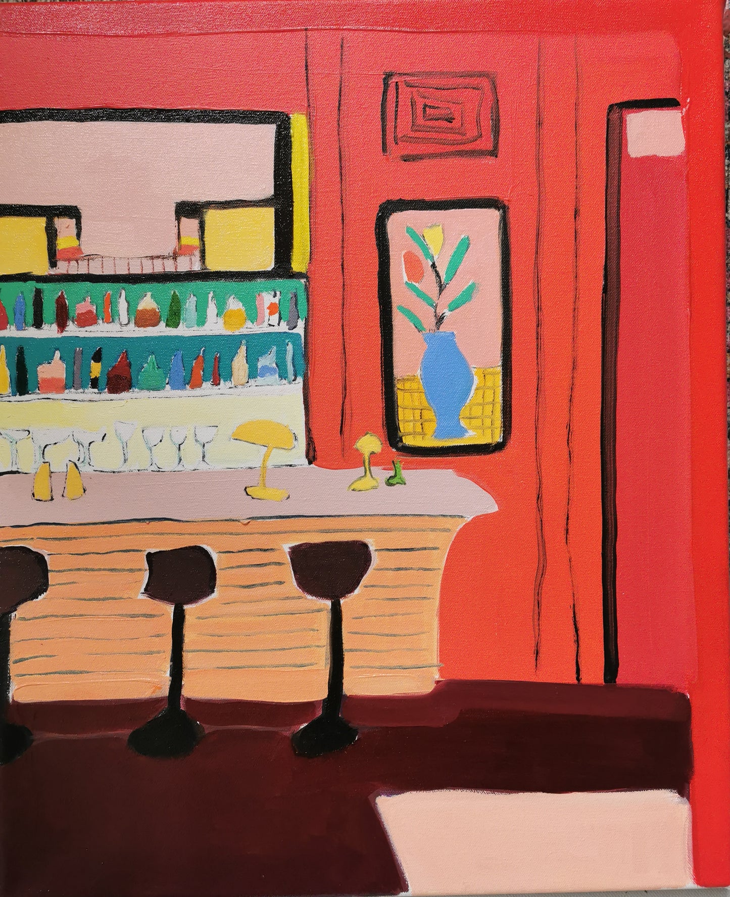 Red Bar, by Lucy Smallbone
