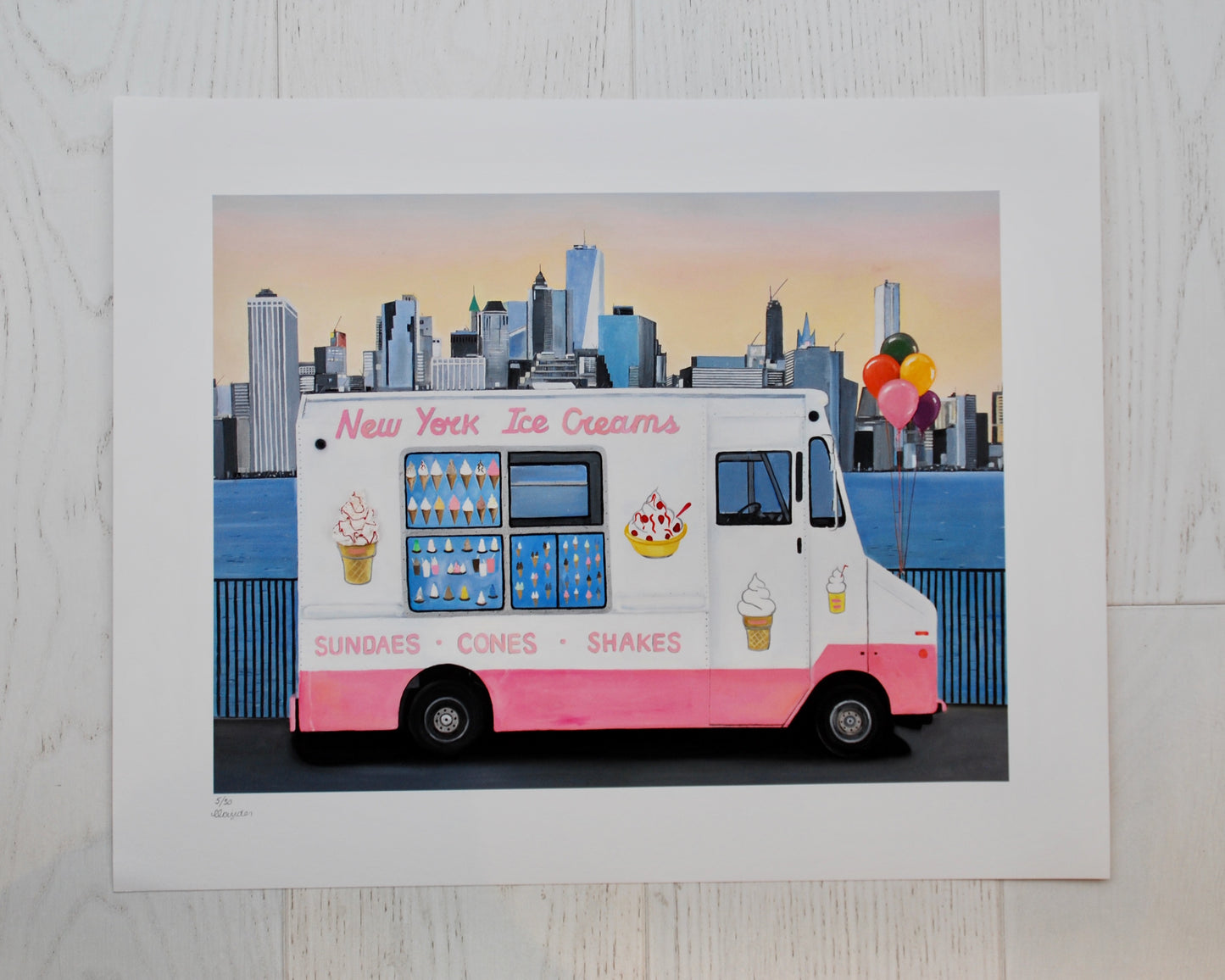 New York Ice Cream Truck, by Emma Loizides