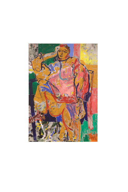 GIRL WITH ARM THROUGH LEG, by Luke Hannam