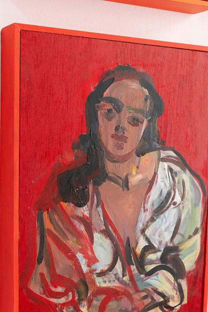 RED BLOUSE, by Luke Hannam