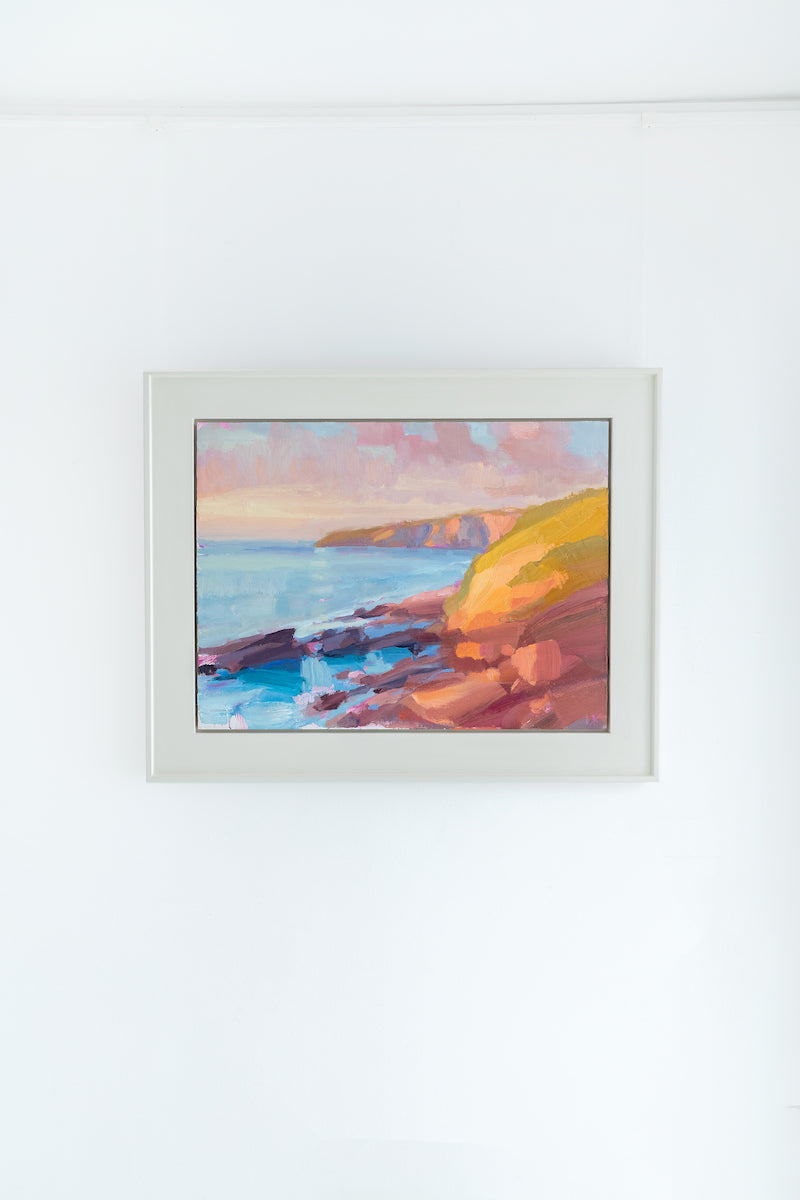 Golden Light, Still Waters, Cornwall, by Lucy Kent