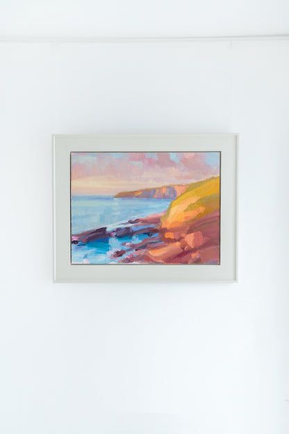 Golden Light, Still Waters, Cornwall, by Lucy Kent