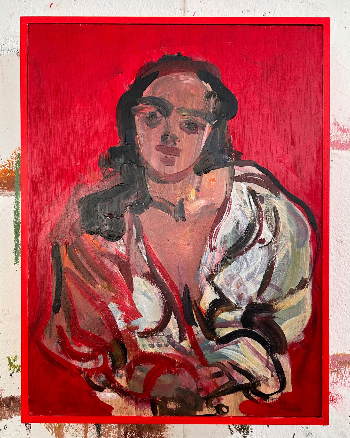 RED BLOUSE, by Luke Hannam