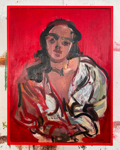 RED BLOUSE, by Luke Hannam