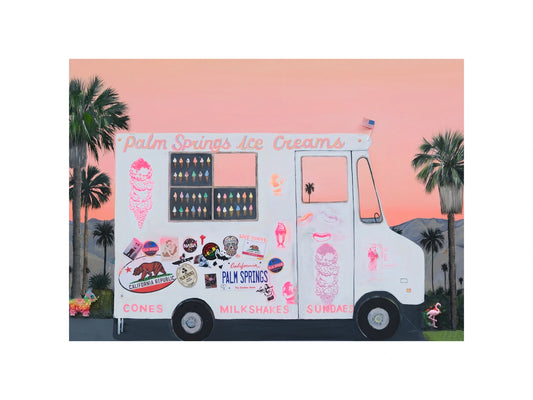 Palm Springs Ice Cream Van , by Emma Loizides