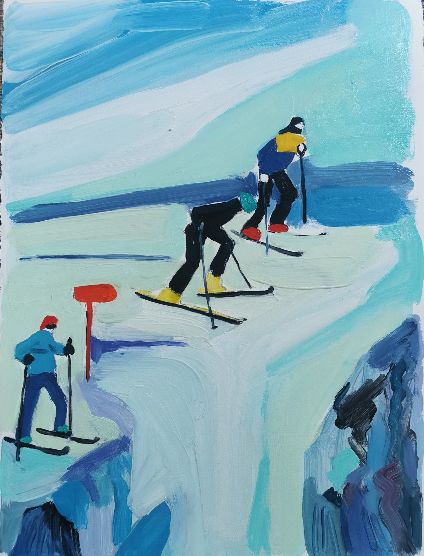 Downhill, by Lucy Smallbone