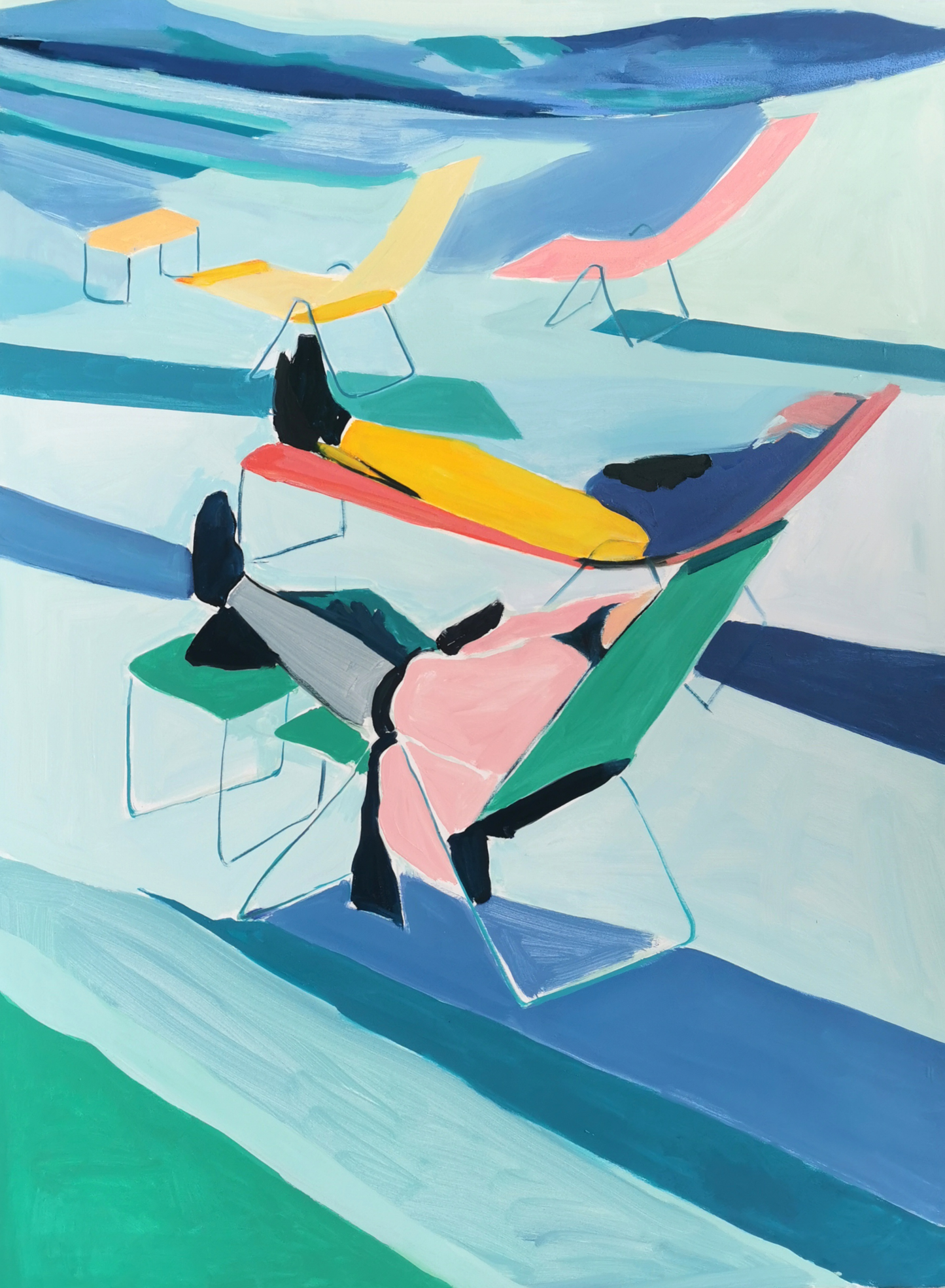 Loungers. by Lucy Smallbone