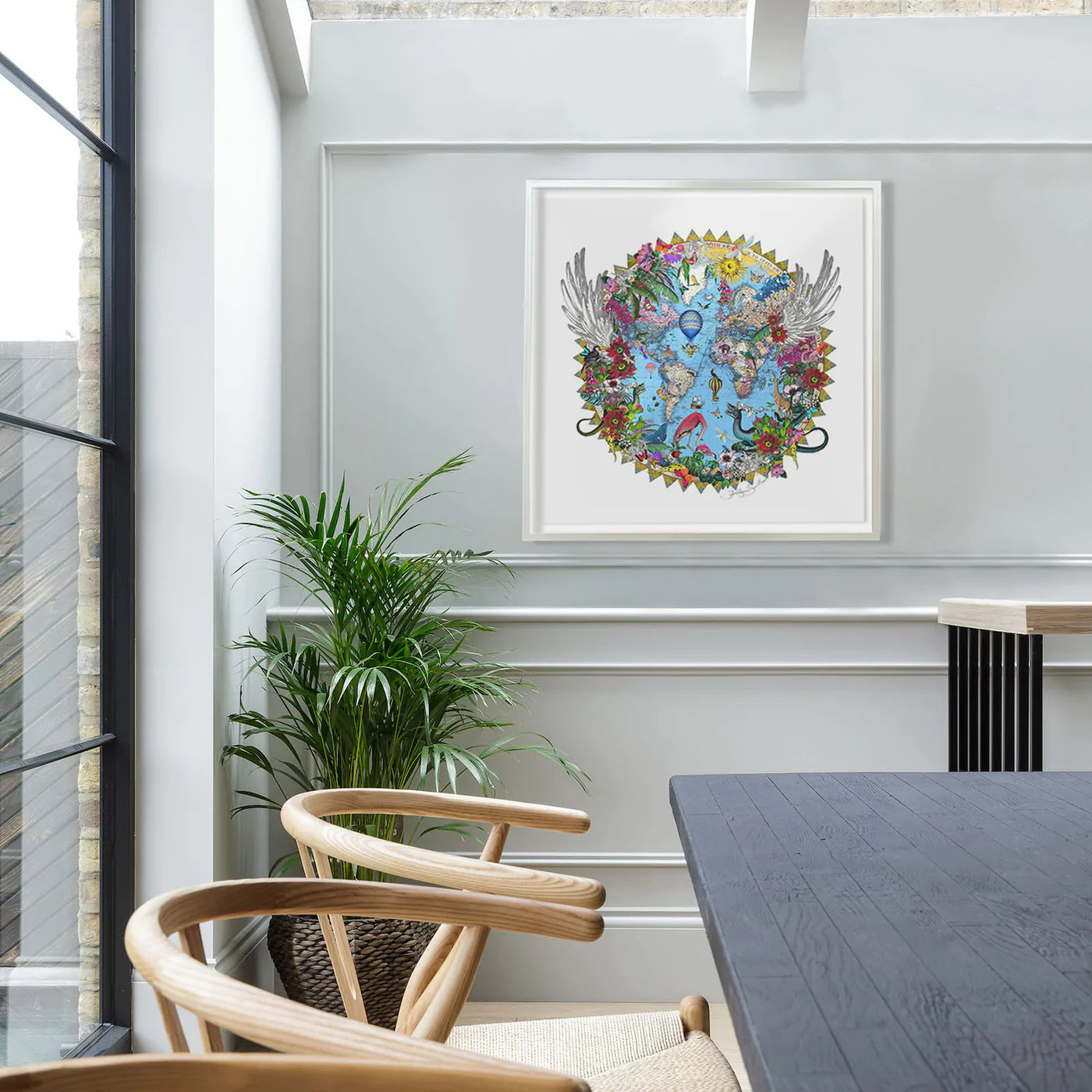 'Here Be Dragons' printed on Matt Smooth Fine Art Cotton 300 gsm, using giclée inks by Kristjana S Williams