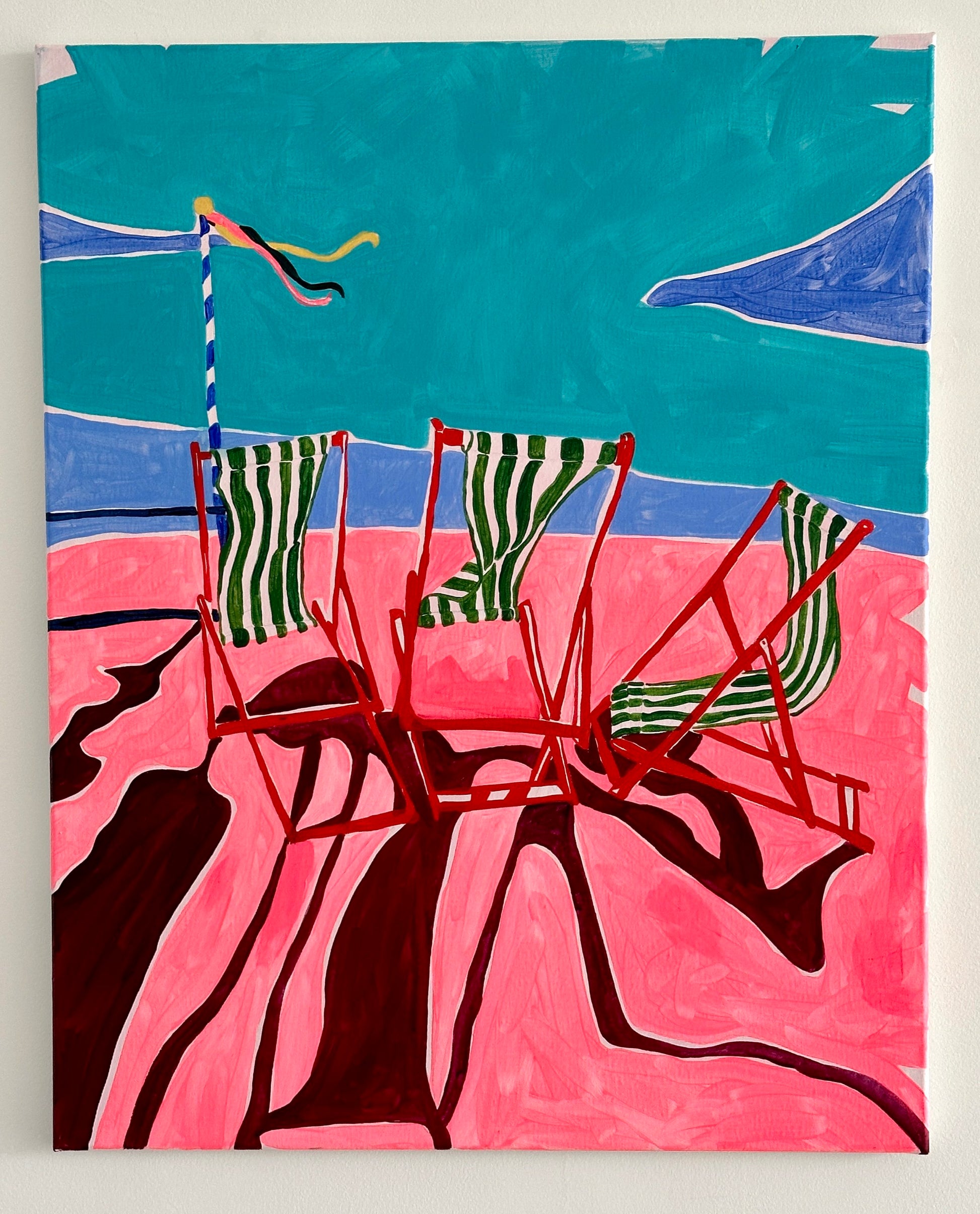 'Goat Ledge Deck Chairs' by Elizabeth Power