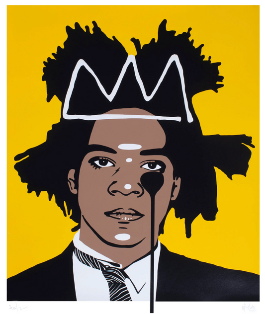 King Samo - Yellow Screenprint, by Pure Evil